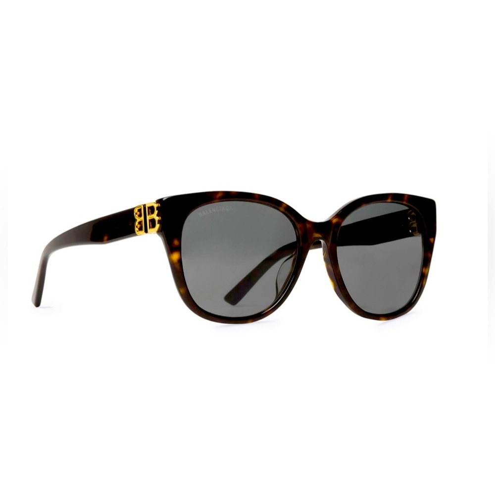 Balenciaga Limited Edition Cat Sunglasses in Dark Havana